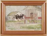 Benson Bond Moore, Cow and Barns