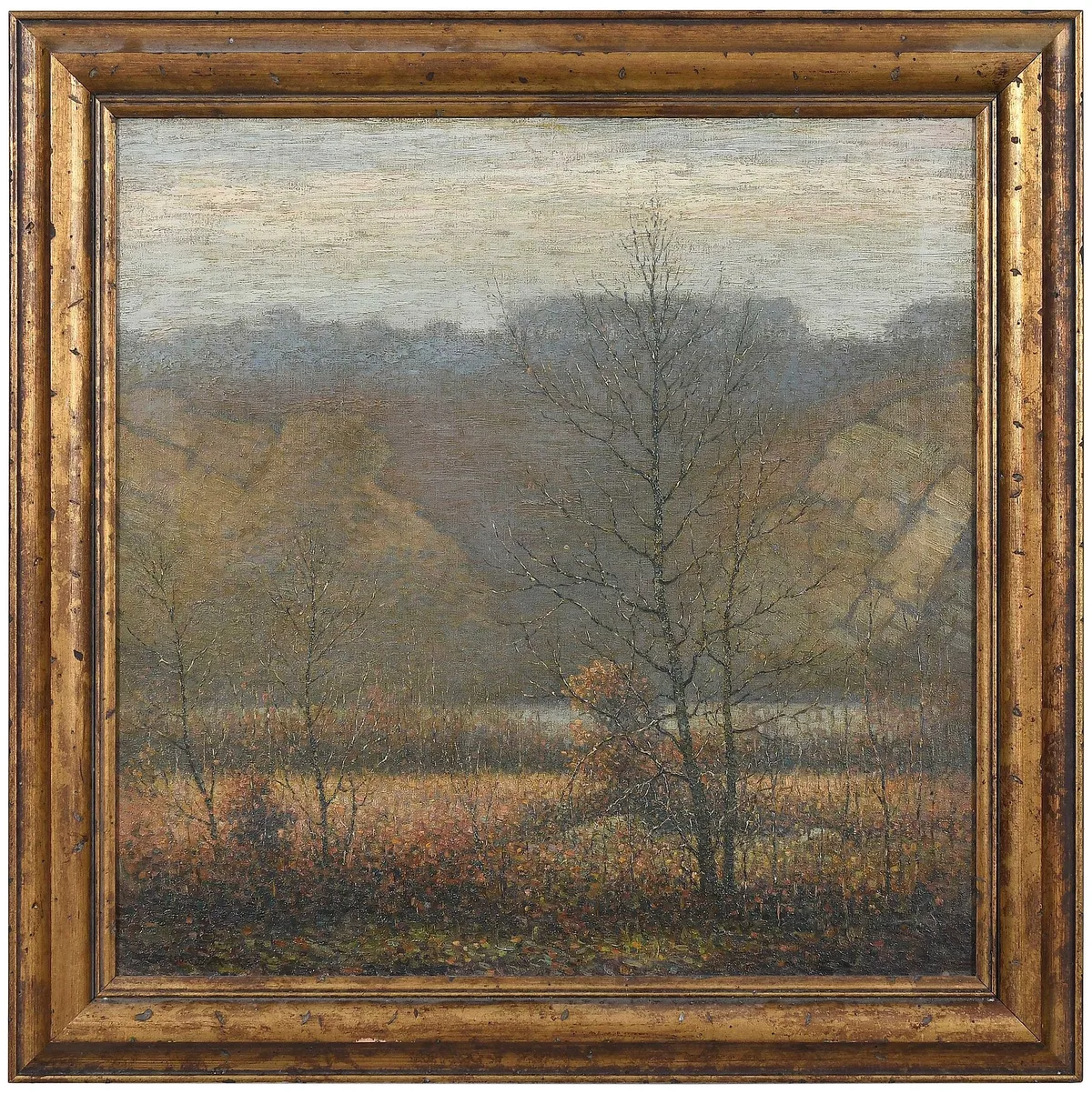 Fall Landscape by Benson Bond Moore, 1924, oil on canvas, sold Nov 2025