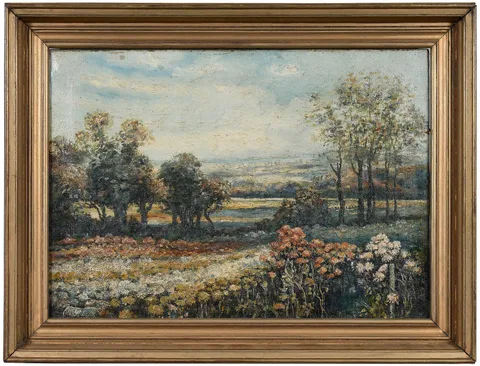 Benson Bond Moore, Landscape, not visibly signed, oil on canvas
