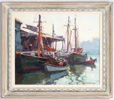 Emile A. Gruppe, Harbor Scene