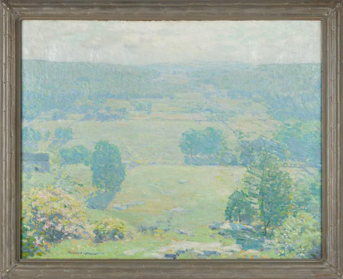 Eugene E. Speicher Na, Spring Landscape, 1912, Oil on canvas
