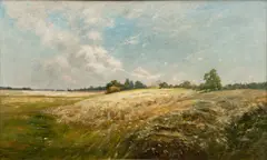 A Day in June by Edward Gay, Oil on Canvas, Late 19th/, sold Feb 2025