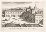 Veduta Della Villa Medici Sul Monte Pincio by Giovanni Battista Piranesi, Etching on Laid Paper, offered Feb 2025