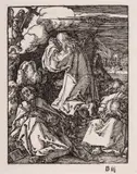 Christ on the Mount of Olives by Albrecht Durer, Woodcut on Paper, sold Feb 2025