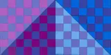 Victor Vasarely, Diago-B, 1966, Collage