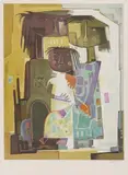 Ángel Botello, La Familia, Color Lithograph on Wove Paper