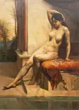 Emmanuel de Dieudonné, Odalisque, Oil on Canvas