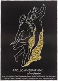 Ian Hamilton Finlay, Apollo And Daphne After Bernini, Lithograph in Colors on Paper
