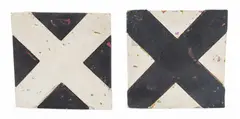 Jay Wholley, I'm Right / You're Right, 1989-90, Mixed Media on Masonite Mounted to Paper