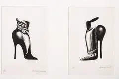 Lithographs by Allen Jones, 1968, on Paper, sold Feb 2025