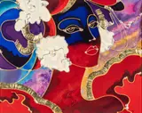 Martiros Manoukian, Golden Shimmer, Hand Embellished Serigraph