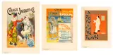 Georges de Feure, Maitres De L'Affiche Lithographs, on Paper Three Works