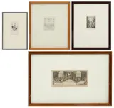 Jacques Callot, Crucifixion; S. Marians Mart; Distribution of Rewards; Saint John;, Etchings on Paper