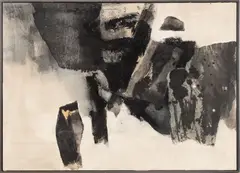 Chuang Che, Sumi, Oil & Collage on Canvas