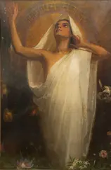 John Wycliffe Lowes Forster, Untitled, Oil on Canvas Ca. 1904, "Iman"