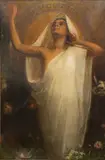 John Wycliffe Lowes Forster, Untitled, Oil on Canvas Ca. 1904, "Iman"