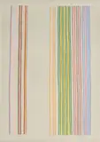 Gene Davis, Untitled, Lithograph in Colors on Arches Paper, 1980, "Royal Curtain"