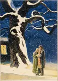 Jamie Wyeth, Untitled, Lithograph in Colors on Wove Paper 1978, "La Bohème (from the Metropolitan Opera Portfolio)"