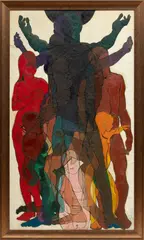 Aedwyn Darroll, Untitled, Oil And Encaustic on Canvas