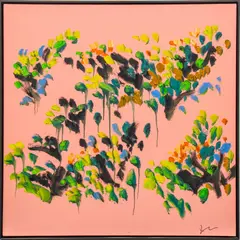 Jon Parlangeli, Untitled, Oil on Canvas, "Happy 70th"