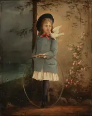 R. Wolters, Untitled, Oil on Canvas, Ca. 19th C., "Das Fraubchen"