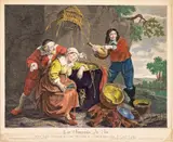 Jean Daullé, Hand Colored, Engraving on Paper
