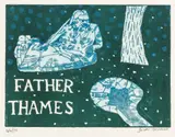 Julian Trevelyan, Untitled, Etching with Aquatint on Wove Paper, 1967, "Father Thames"