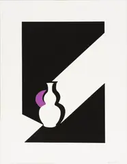 Untitled by Patrick Caulfield, Screenprint in Colors on Wove Paper, sold Nov 2024
