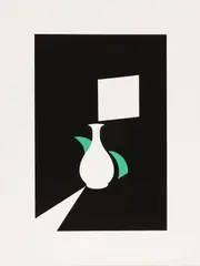 Untitled by Patrick Caulfield, Screenprint in Colors on Wove Paper, sold Nov 2024