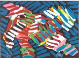 Untitled by Karel Appel, Lithograph in Colors on Wove Paper "Tibeten Bird", sold Nov 2024