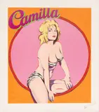 Mel Ramos, Untitled, Screenprint in Colors on Wove Paper, Ca. 1989, "Camilla"