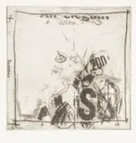 Norman Ackroyd, Solvent Transfer Photo, etching with Aquatint And Engraving "Square Composition"