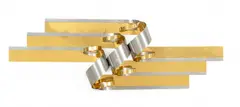 Brass And Steel Ribbon Wall by Curtis Jeré, circa 1988, Sculpture, sold Nov 2024
