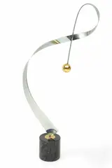 Steel And Brass by Curtis Jeré, Sculpture "Serpens", sold Nov 2024