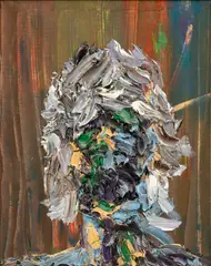 Jon Parlangeli, Untitled, Oil on Canvas, 2017, "Portrait of a Young Man"