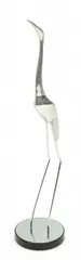Aluminum And Chrome Crane by Curtis Jeré, Sculpture, sold Nov 2024