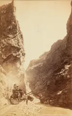 William Henry Jackson, Untitled, Albumen Photograph, "Grand Canyon of the Arkansas"