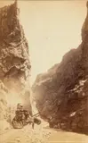 William Henry Jackson, Untitled, Albumen Photograph, "Grand Canyon of the Arkansas"