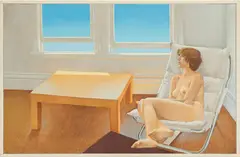 Wayne Douglas Quinn, Untitled, Oil on Canvas, 1978, "Iris"
