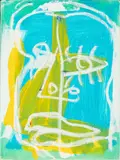 Jack Johnson, Untitled, Oil on Canvas, "I Love You Unconditionally"