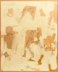 Jonathan Rajewski, Untitled, Mixed Media Collage on Board, 2012, "Study of Effacement"