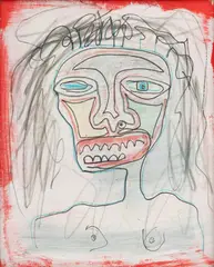 Jack Johnson, Untitled, Oil on Canvas, 2007, "Waiting"