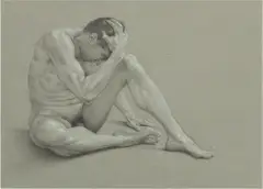 Douglas Malone, Untitled, Pencil on Paper, 2008, "Study for the Loathing"