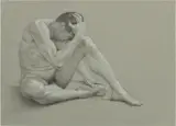 Douglas Malone, Untitled, Pencil on Paper, 2008, "Study for the Loathing"