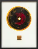 John Cynar, Untitled, Mixed Media on Rag Paper, 2018, "River Ahead I"