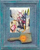 Yves B. Martin, Untitled, Mixed Media on Board, 1990, "Pressures Up"