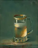 Elisabet Stacy-Hurley, Untitled, Oil on Canvas, "Beer Mug"