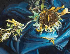 Bryant Tillman, Untitled, Oil on Canvas, 2014, "The Sunflowers"