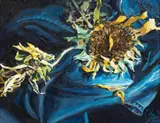 Bryant Tillman, Untitled, Oil on Canvas, 2014, "The Sunflowers"