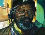 Bryant Tillman, Untitled, Oil on Canvas, 2016, "Self Portrait"